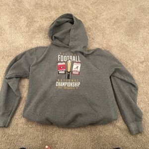 UGA football national champ hoodie - size M - great quality!